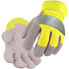 Shoulder Split Cowhide Hi-Vis Work Glove